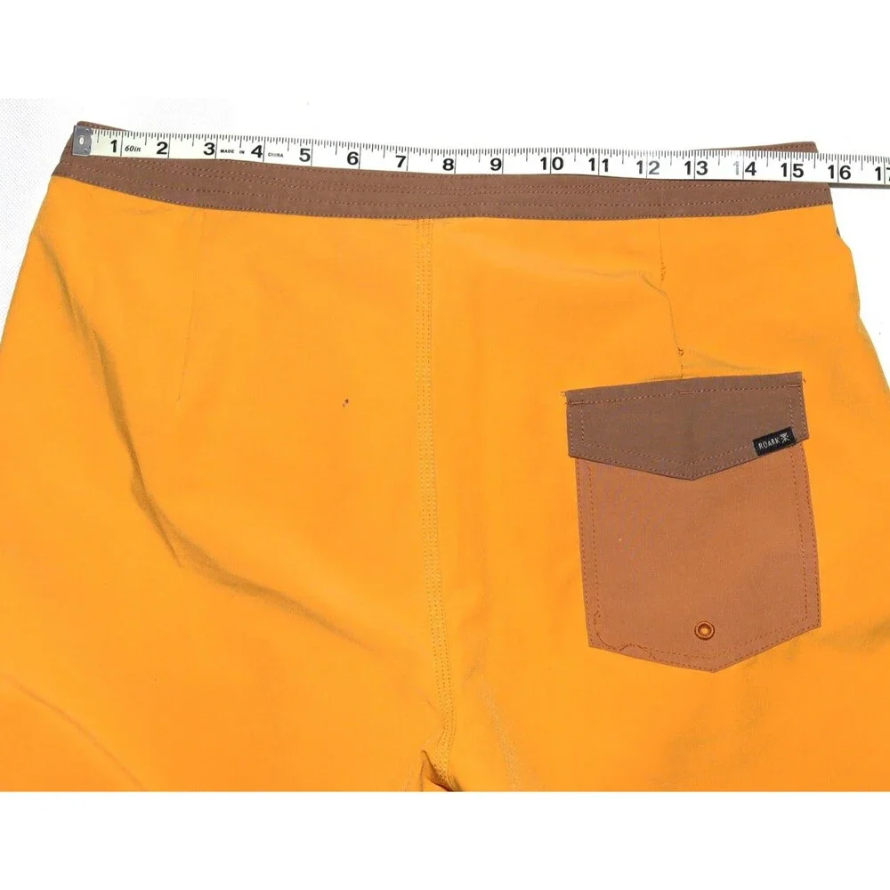 Roark The Chiller Board Short Series Guide Works Men's‎ Swim Gold RB409 Size 30